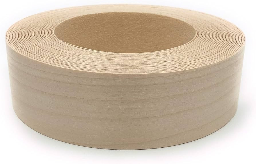 Edge Supply Birch 1-1/2" X 50'' Roll, Wood Veneer Edge Banding Preglued, Iron on with Hot Melt Ad... | Amazon (US)
