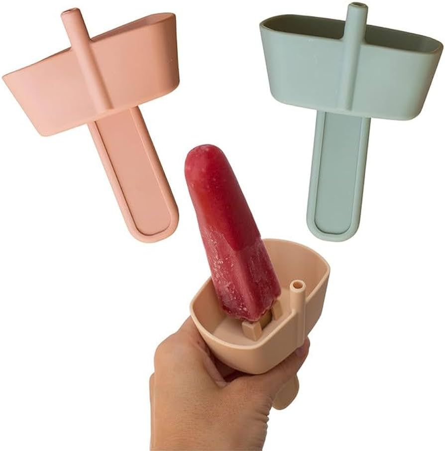 Silicone Popsicle Holder With Straw Drip Free 2 PACK | Amazon (US)