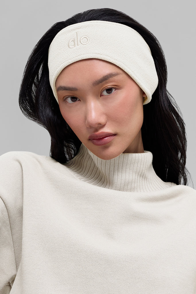 Polar Fleece Ear Warmer - Ivory | Alo Yoga (US)