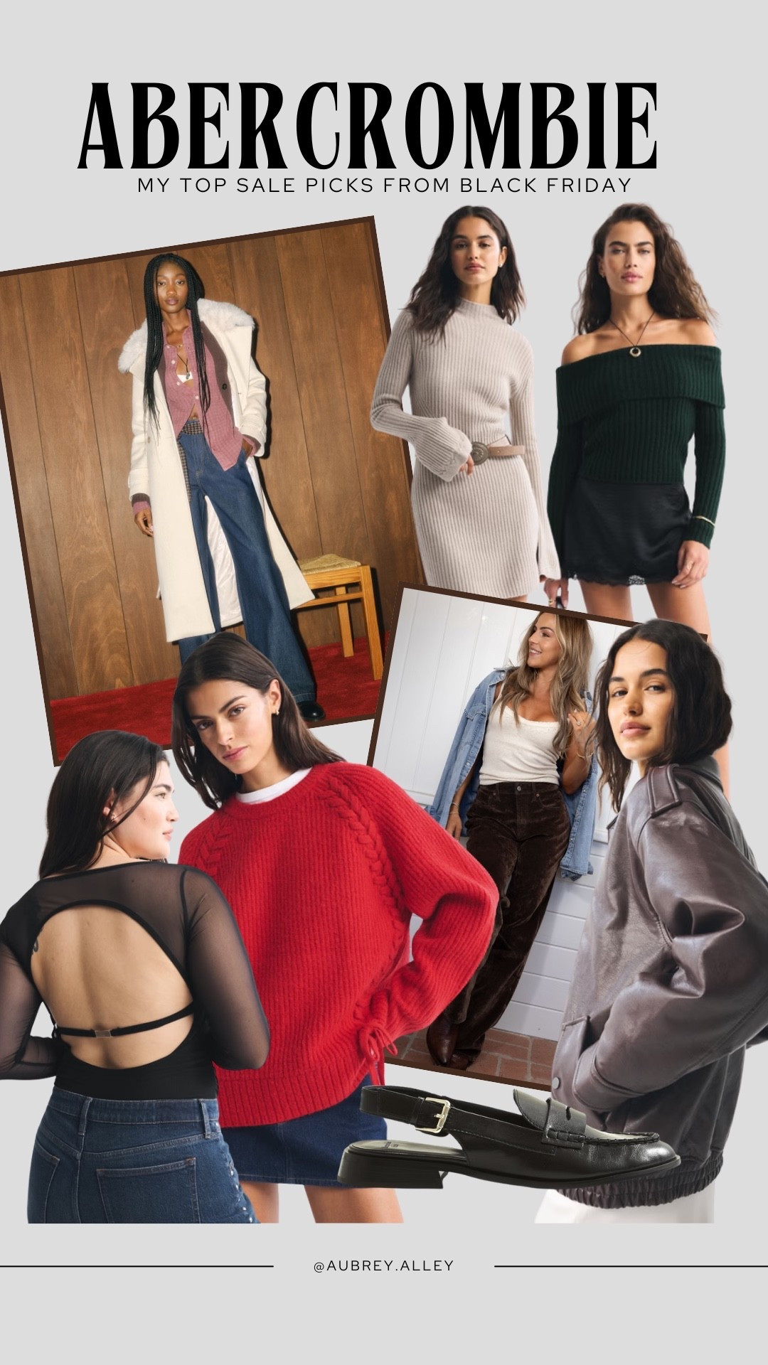 the cutest pieces I have my eyes on from abercrombie and fitch (everything 20%-50% off + extra 15% off with code CYBERAF)

#LTKSeasonal #LTKSaleAlert #LTKFindsUnder100