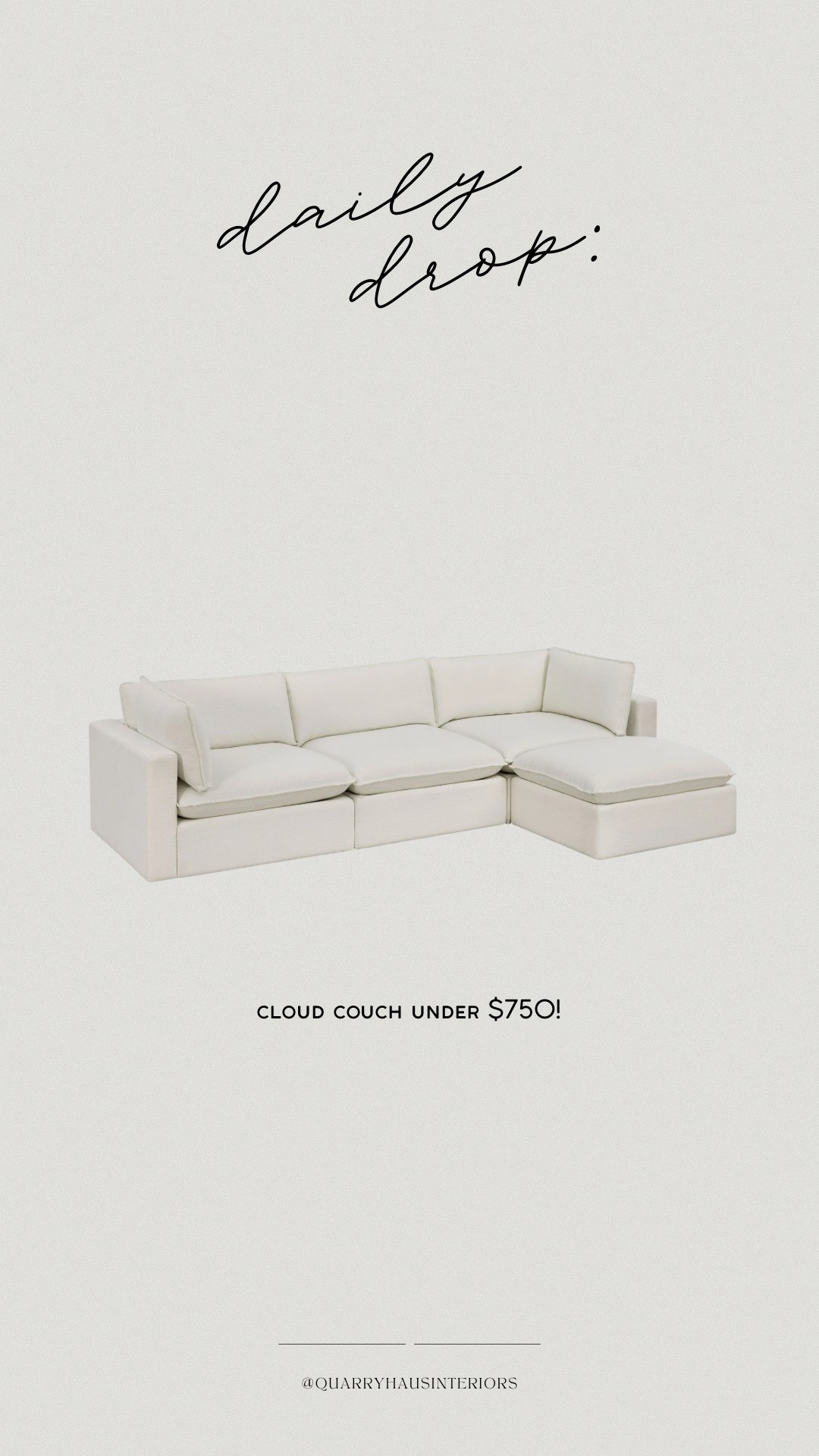 Better Homes & Gardens / Walmart just dropped their cloud couch dupe and it’s under $750 🙌🏼 3 color options!

Budget friendly affordable living room furniture sectional sofa seating

#LTKHome
