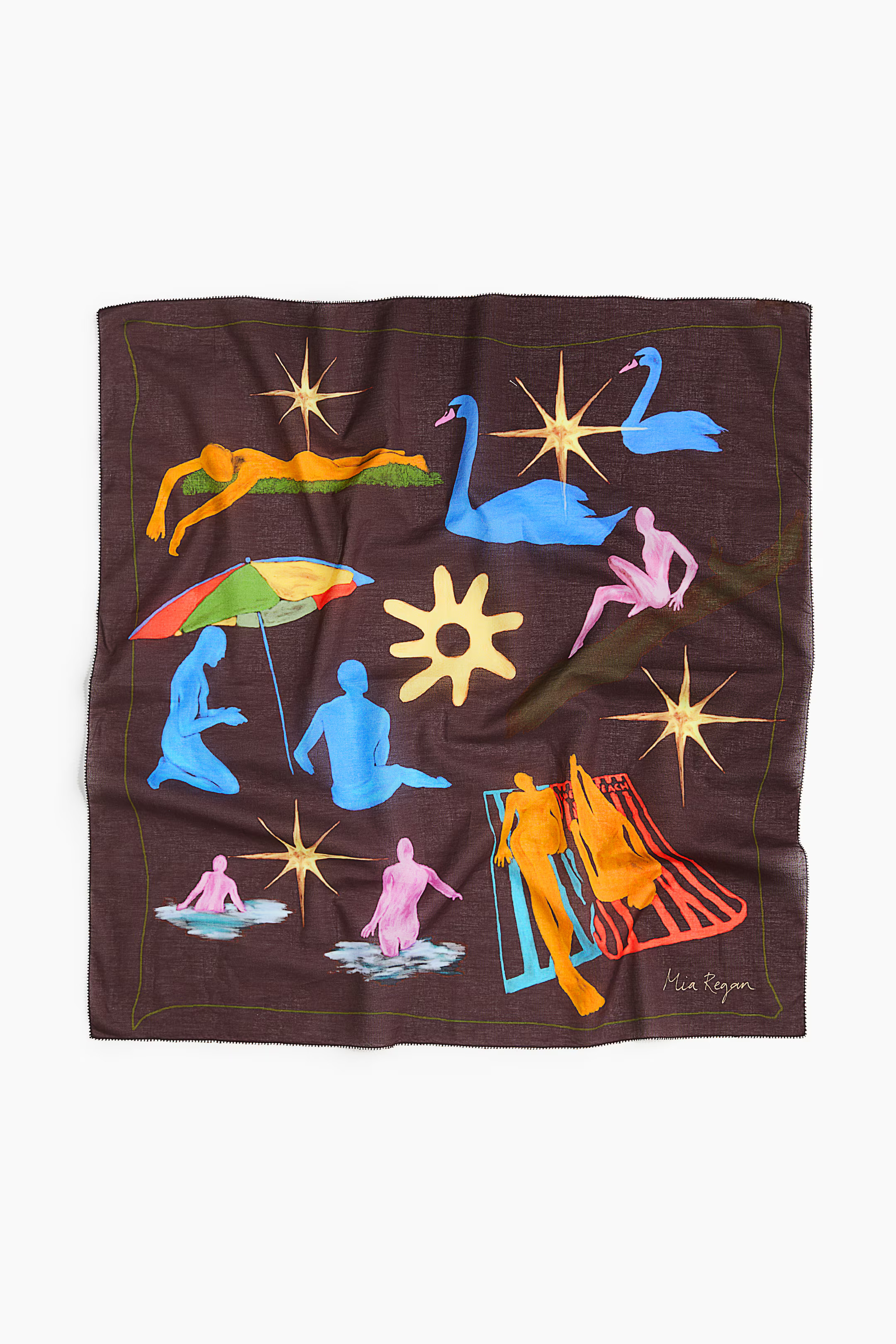 Printed Cotton Scarf | H&M (US + CA)