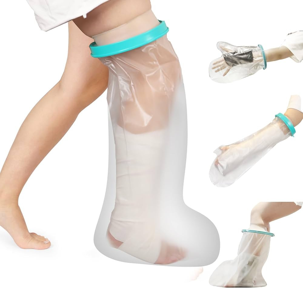 Cast Covers for Shower Leg, Waterproof Cast Cover for Showering, Cast Protector for Shower Leg Ad... | Amazon (US)