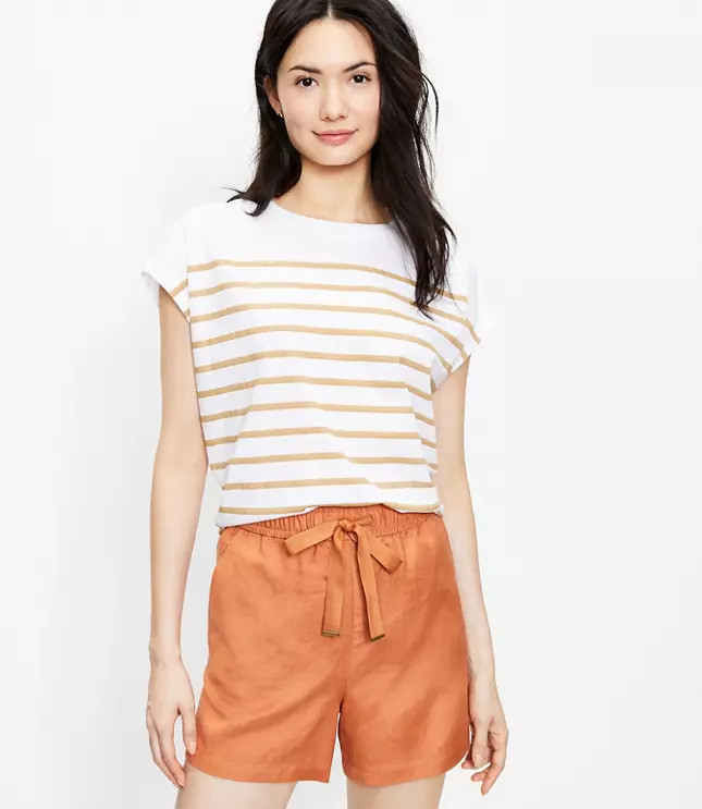 Striped Dolman Tee | LOFT