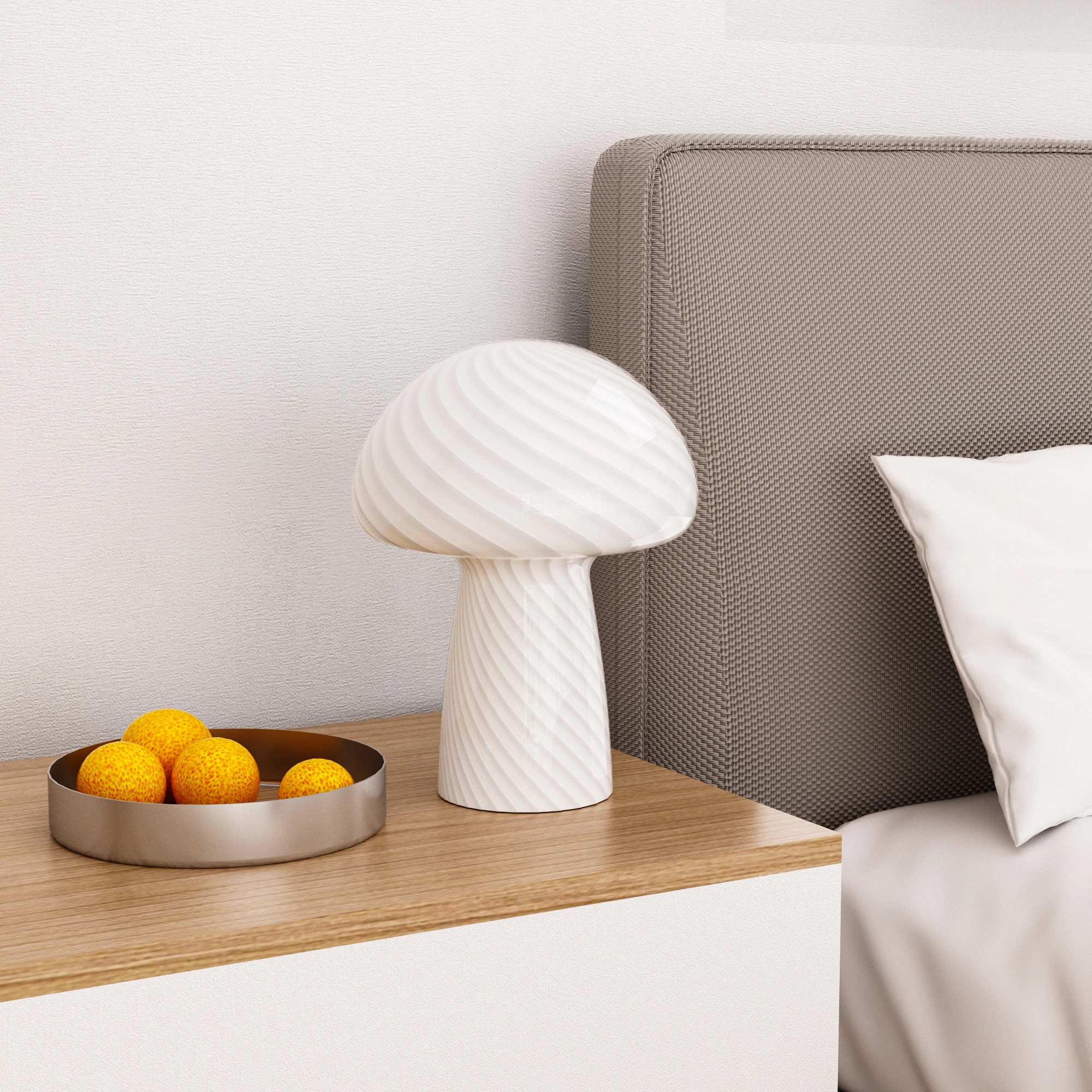 Glass Mushroom Lamp Translucent Small Nightstandable Lamps | Bed Bath & Beyond