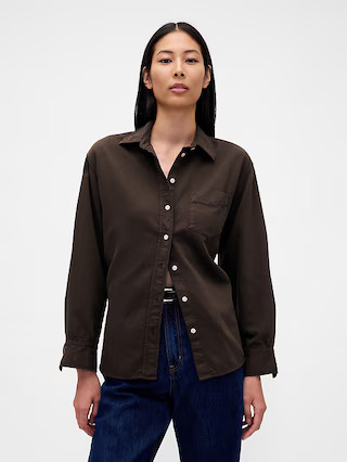 Ultrasoft Denim Big Shirt | Gap (US)