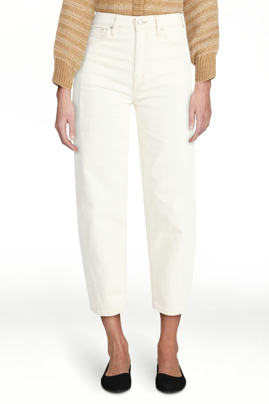 Time and Tru Women's High Rise Barrel Jeans, 28" Inseam, Sizes 0-20 | Walmart (US)