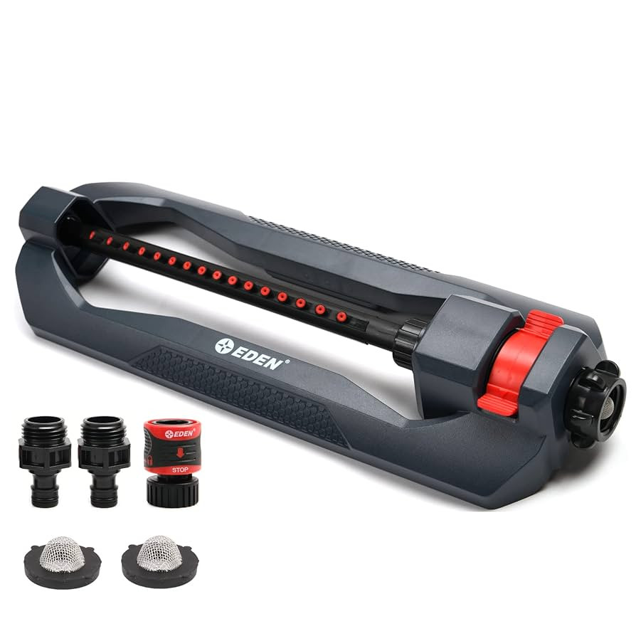 Eden 96213 Lawn & Garden Essential Oscillating Sprinkler | Water Sprinkler for Yard,Covers up to ... | Amazon (US)