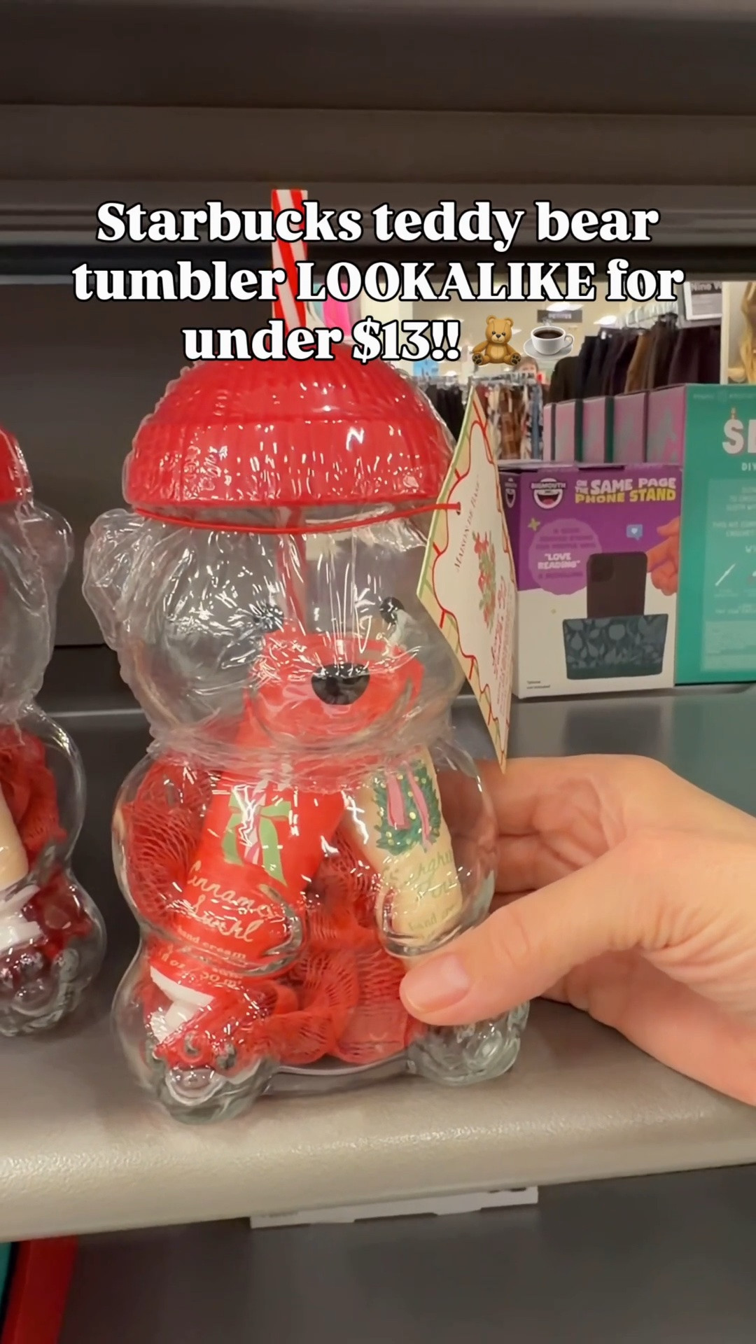 🧸☕️ This might be one of my favorite little holiday finds!! I found a teddy bear tumbler lookalike for under $13 and it comes with a loofah + 2 hand creams inside too!! 🎁✨

Such a cute affordable gift idea for teens, teachers, stocking stuffers or anyone who loved the viral bear tumbler last year! 🤎

#LTKFinds #HolidayGiftIdeas #StockingStuffers #AffordableGifts #LTKHoliday #GiftIdeas
