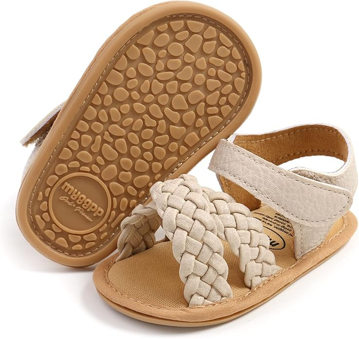 GAISUMMI Baby Girls Sandals Summer Bowknot Infant Crib Shoes Toddler Pu Leather Soft Rubber Sole ... | Amazon (US)