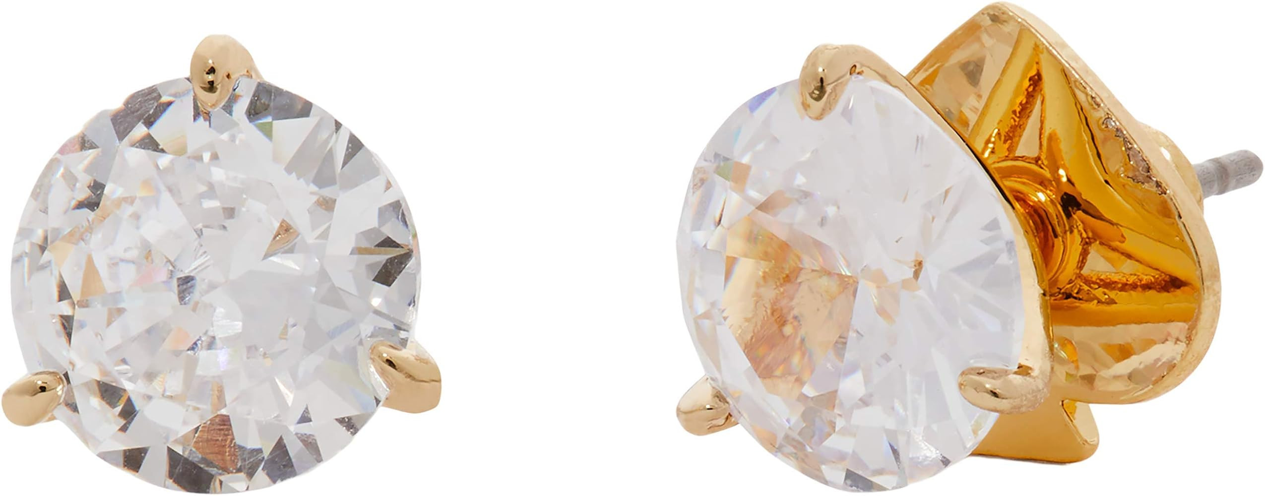 Kate Spade New York Brilliant Statements Mini Trio Prong Studs | Amazon (US)