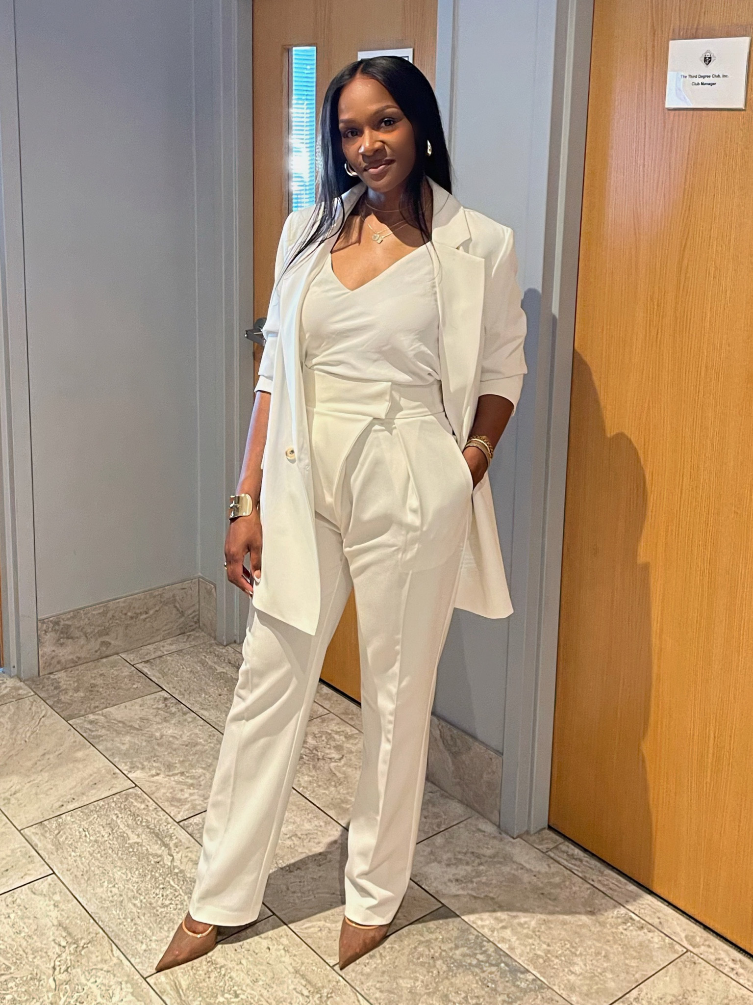 Shop my look! Cream/off white suit. All pieces paired together and the look turned out great! #SpringLookBook

#LTKstyletip #LTKover40 #LTKfindsunder100