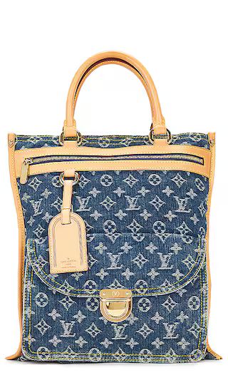 Louis Vuitton Monogram Denim Tote Bag in Blue | Revolve Clothing (Global)