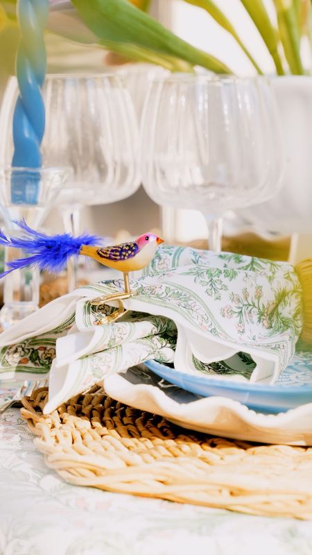 Elevate your tablescape design with a glass clip on bird ornament by Old World Christmas. 

#LTKVideo #LTKhome #LTKSeasonal