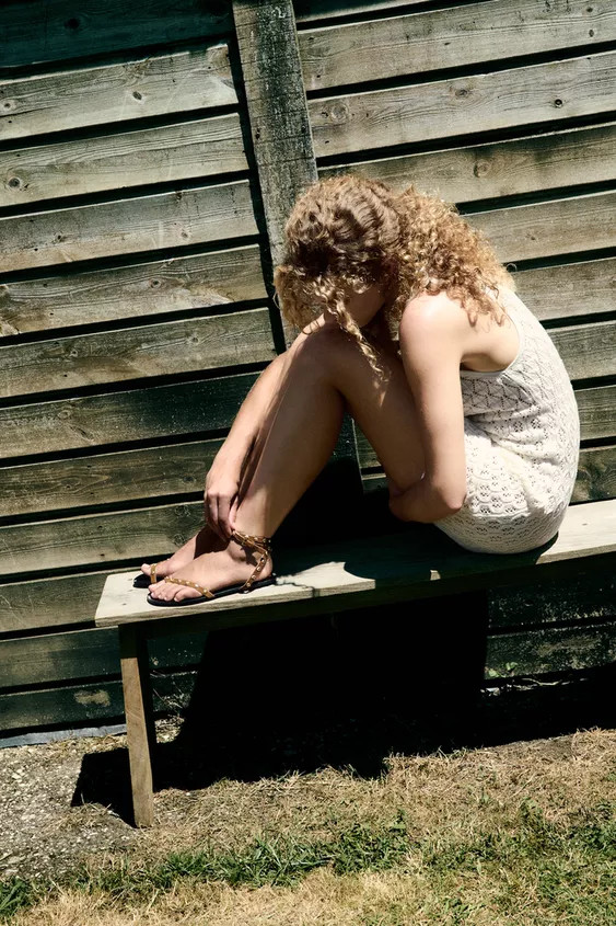 LEATHER STUDDED STRAP SANDALS | Zara US