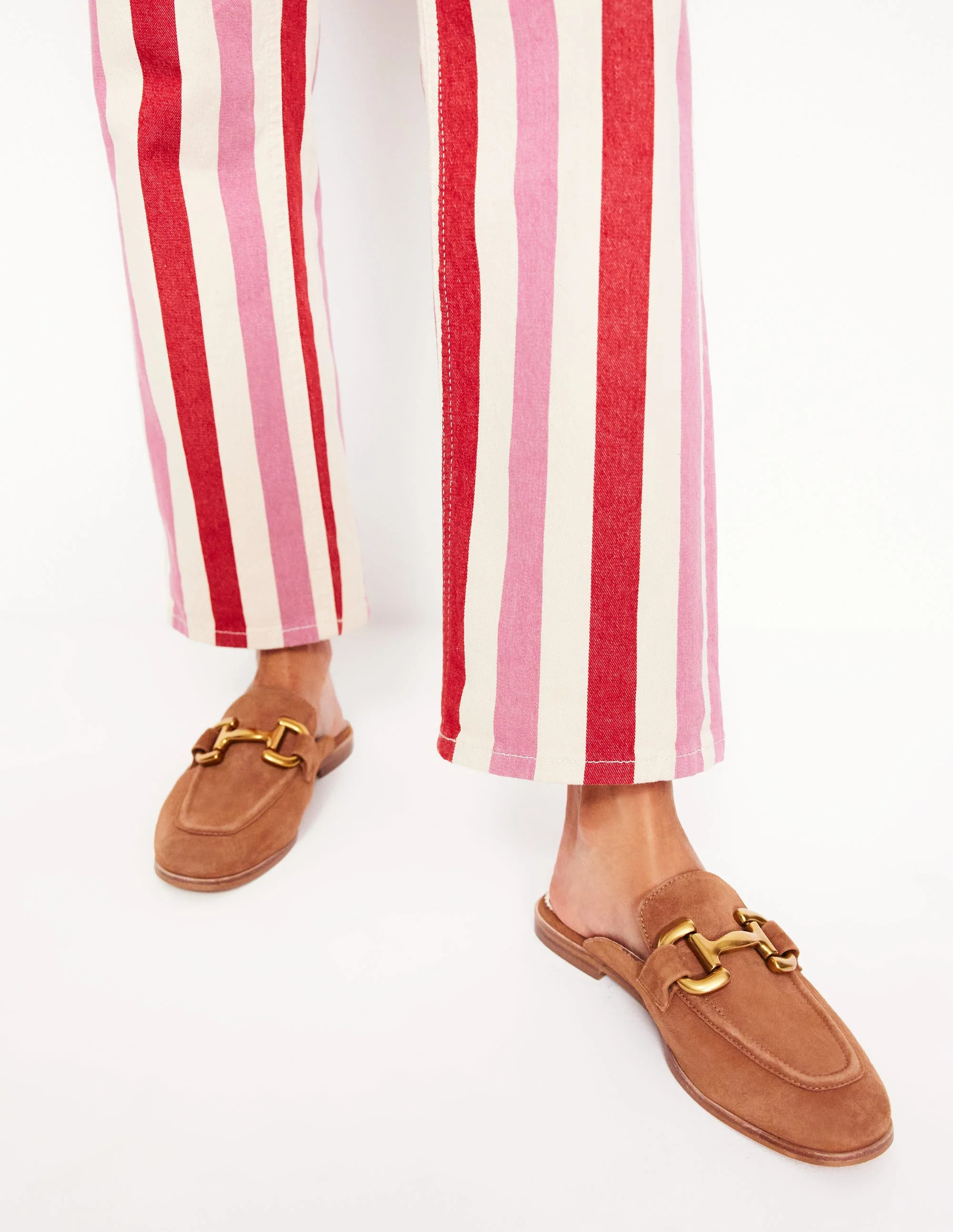 Iris Snaffle Mule Loafers-Tan | Boden (US)
