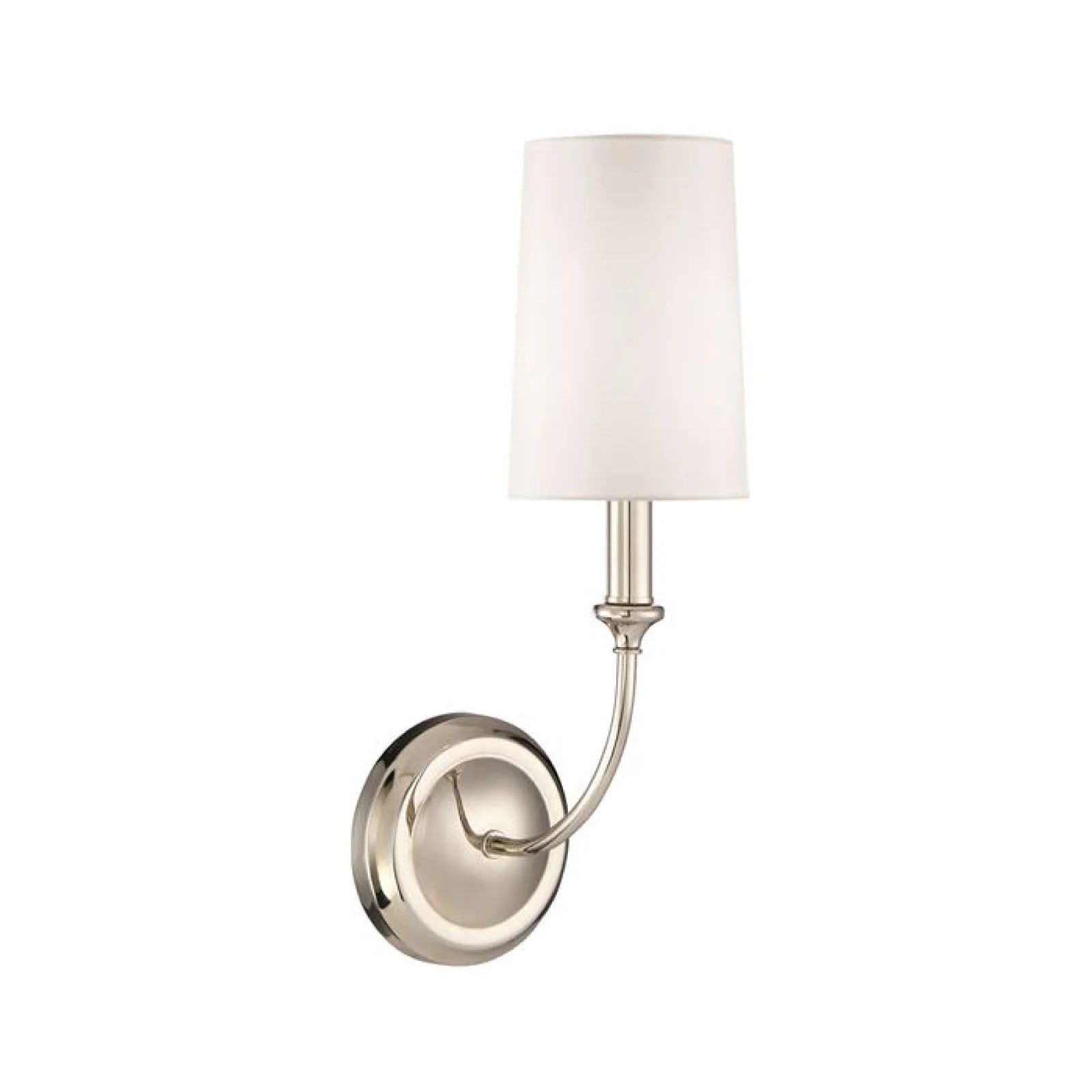 Abrams Sconce in Nickel | Brooke and Lou