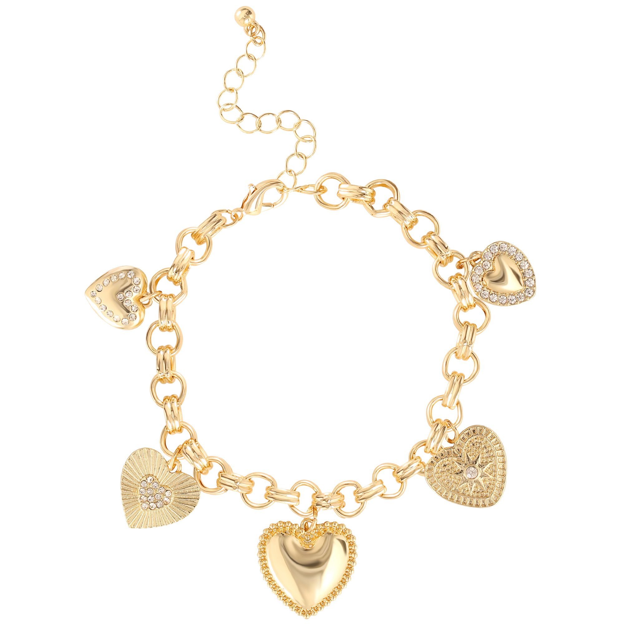 Jessica Simpson Base Metal Charm Bracelet | Walmart (US)