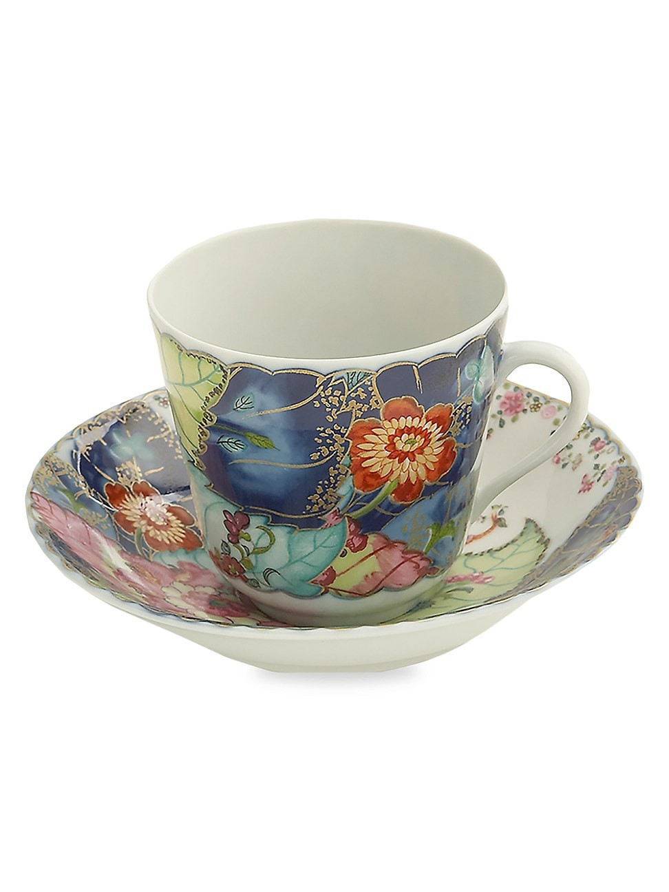 Tobacco Leaf 2-Piece Porcelain Tea Cup & Saucer Set | Saks Fifth Avenue
