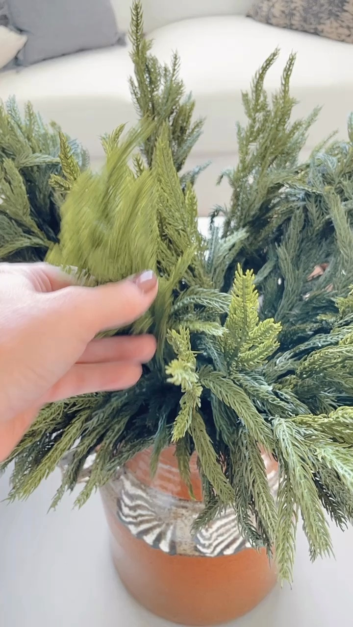 These faux cedar branches are a bit pricey but so GOOD!! 

#holidaydecor #christmasdecor

#LTKHoliday #LTKSeasonal #LTKVideo