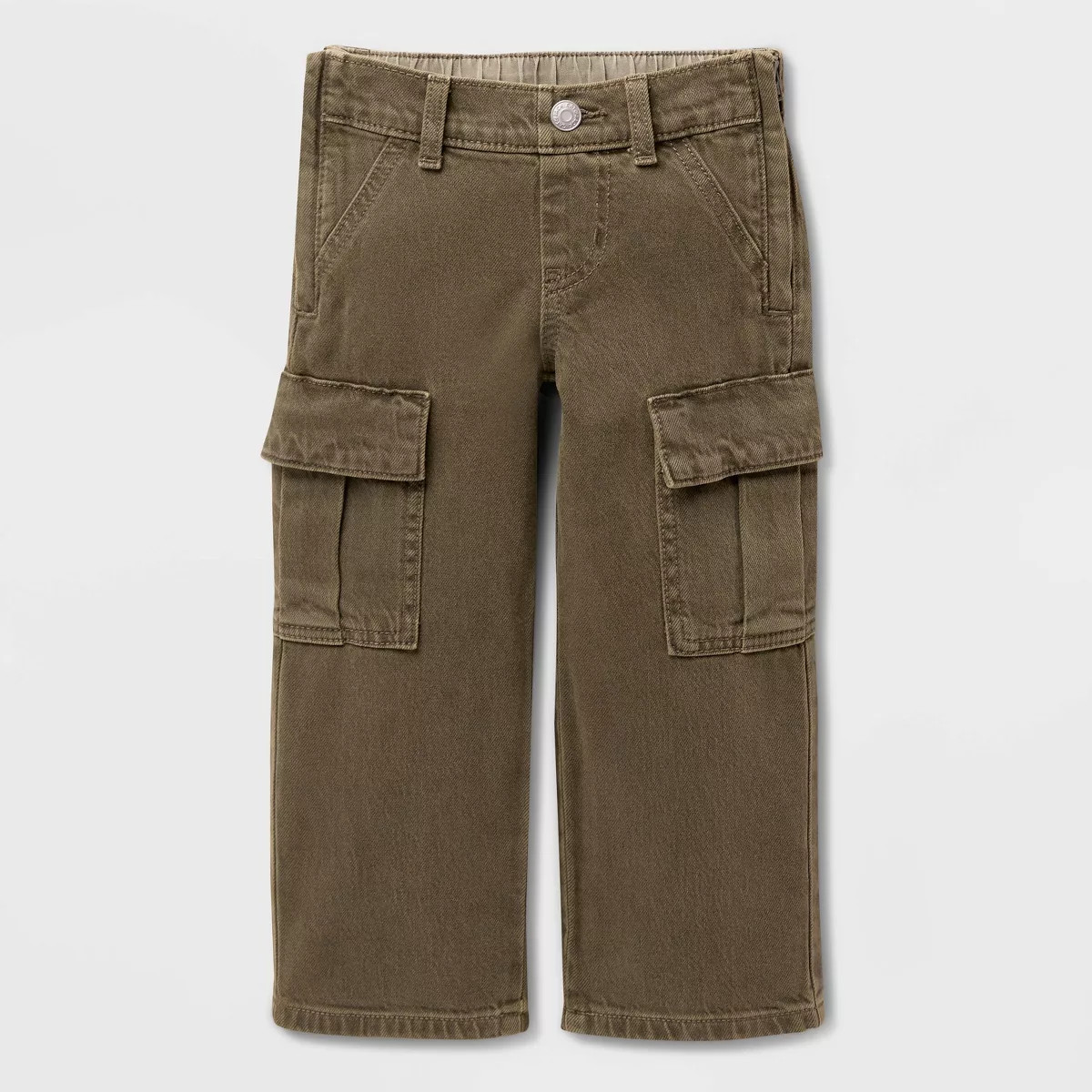 Toddler Boys' Adaptive Seated Fit Baggy Cargo Pants - Cat & Jack\u2122 Olive Green 3T | Target