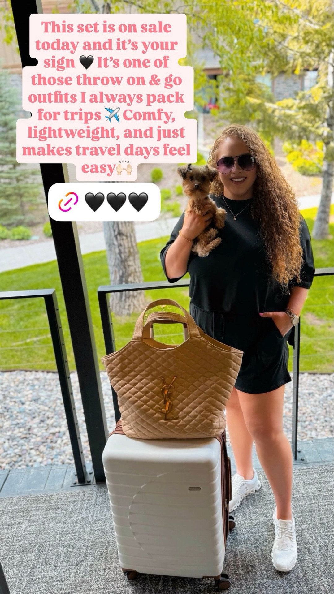 This set is on sale today and it’s your sign 🖤 It’s one of those throw on & go outfits I always pack for trips ✈️ Comfy, lightweight, and just makes travel days feel easy🙌🏻 amazon big spring sale | amazon sale find | travel outfit | two piece set | comfy travel look | airport outfit | travel day outfit | matching set | lounge set | stretchy outfit | lightweight outfit | spring outfit | summer outfit | neutral set | effortless style | casual chic | everyday outfit | amazon fashion | on sale now | deal alert | limited time deal | vacay outfit | road trip outfit | easy outfit | throw on and go

#LTKdayinmylife #LTKootd #LTKgrwm