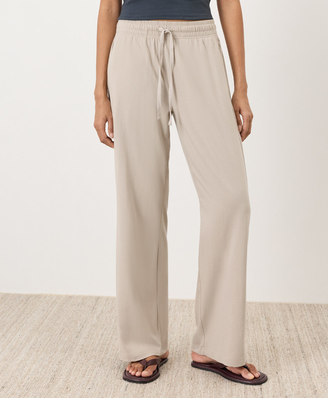 Women’s Luxe Essential Wide Leg Pant made with Organic Cotton | Pact | Pact Apparel