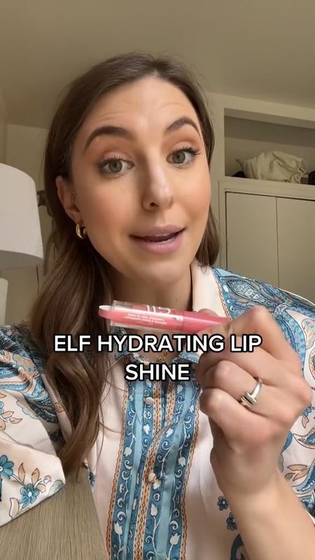 Elf hydrating lip shine in color Joyful lip oil, lipstick, lip balm, lip mask, lip gloss

#LTKbeauty #LTKFind #LTKSeasonal