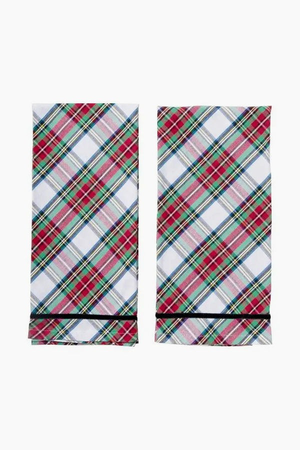 Stewart Tartan Kitchen Towel Set Of 2 | Tuckernuck (US)