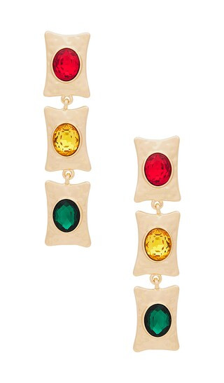 Adelaide Earrings in Gold Multi | Revolve Clothing (Global)