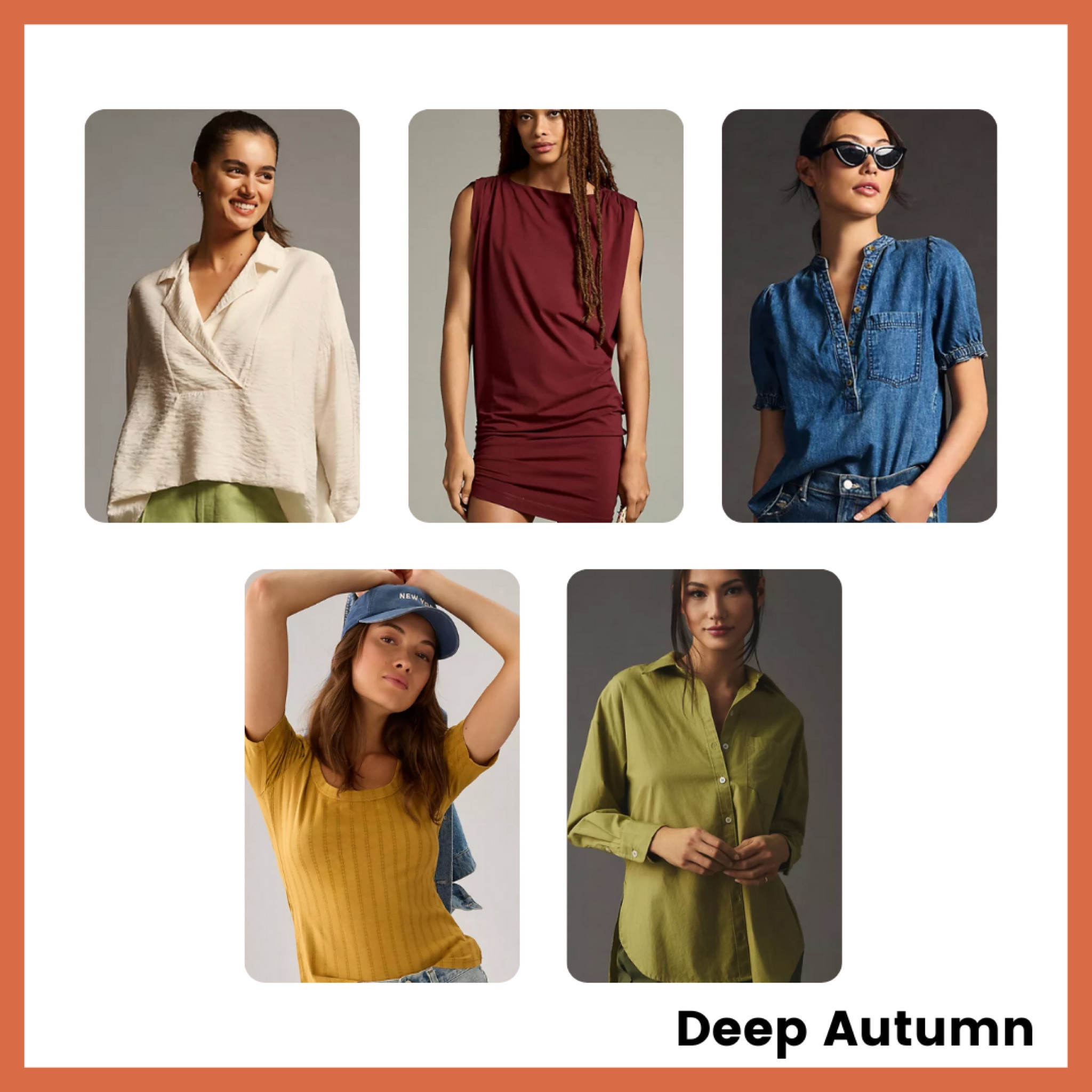 #deepautumnstyle #coloranalysis #deepautumn #autumn

#LTKSeasonal #LTKunder100 #LTKunder50