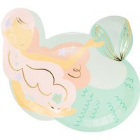 Mermaid Paper Plates, Disposable Party Tableware Birthday Decorations, Baby Shower, Sea Party, Mermazing | Etsy (US)