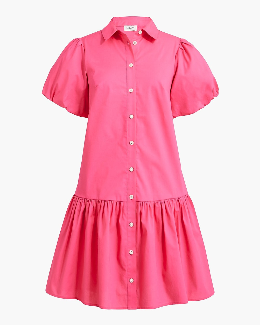 Bubble-sleeve shirtdress | J.Crew Factory