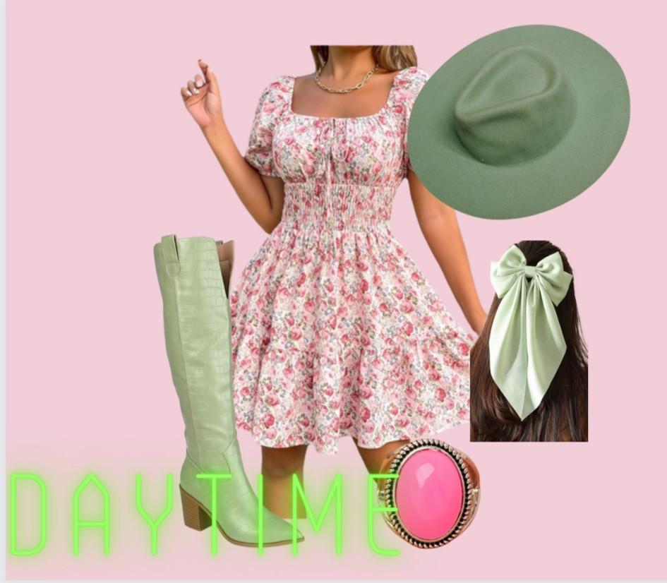 Girly western outfit for your next Nashville trip! 

#LTKtravel #LTKstyletip #LTKmidsize