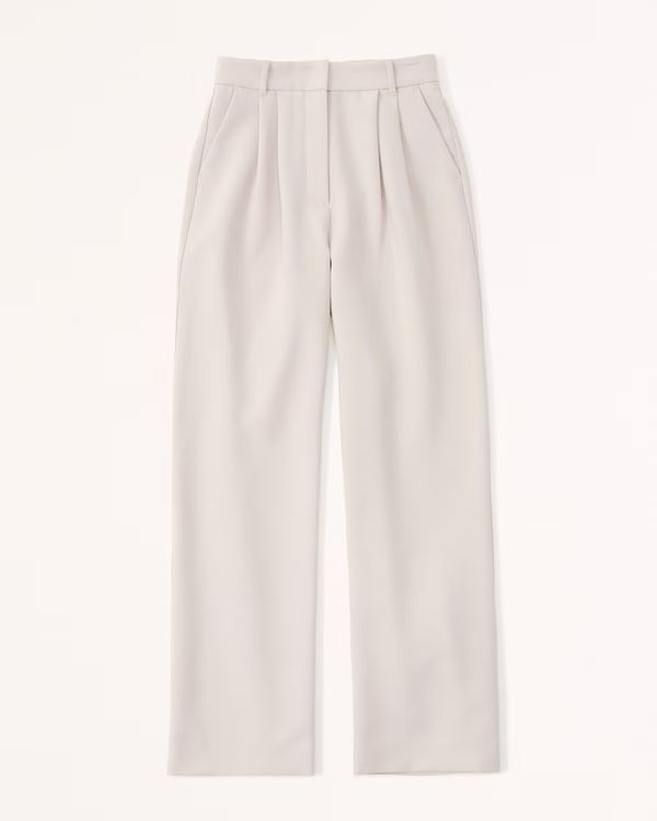 Women's A&F Sloane Tailored Pant | Women's Matching Sets | Abercrombie.com | Abercrombie & Fitch (US)