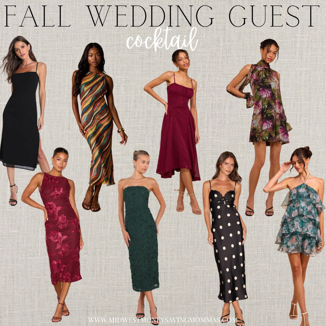 Cocktail Wedding Guest Dresses 

@Lulus 

Fall wedding guest dresses  fall dress polka dot dress mini dress midi dress floral dress

#LTKootd #LTKgrwm #LTKWedding