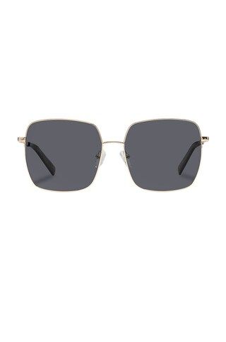 Le Specs The Cherished in Gold & Smoke Mono Polarized from Revolve.com | Revolve Clothing (Global)