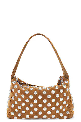 Elena Suede Studded Shoulder Bag | FWRD 