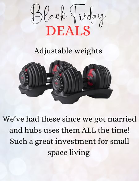 The best adjustable weights. Perfect gift for the gym buff. Especially for small space living 

#LTKCyberWeek #LTKfitness #LTKsalealert