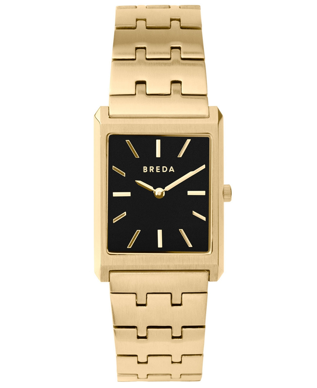 Breda Women's 'Virgil' Gold Stainless Steel Bracelet Watch, 26mm - Gold/Midnight | Macy's