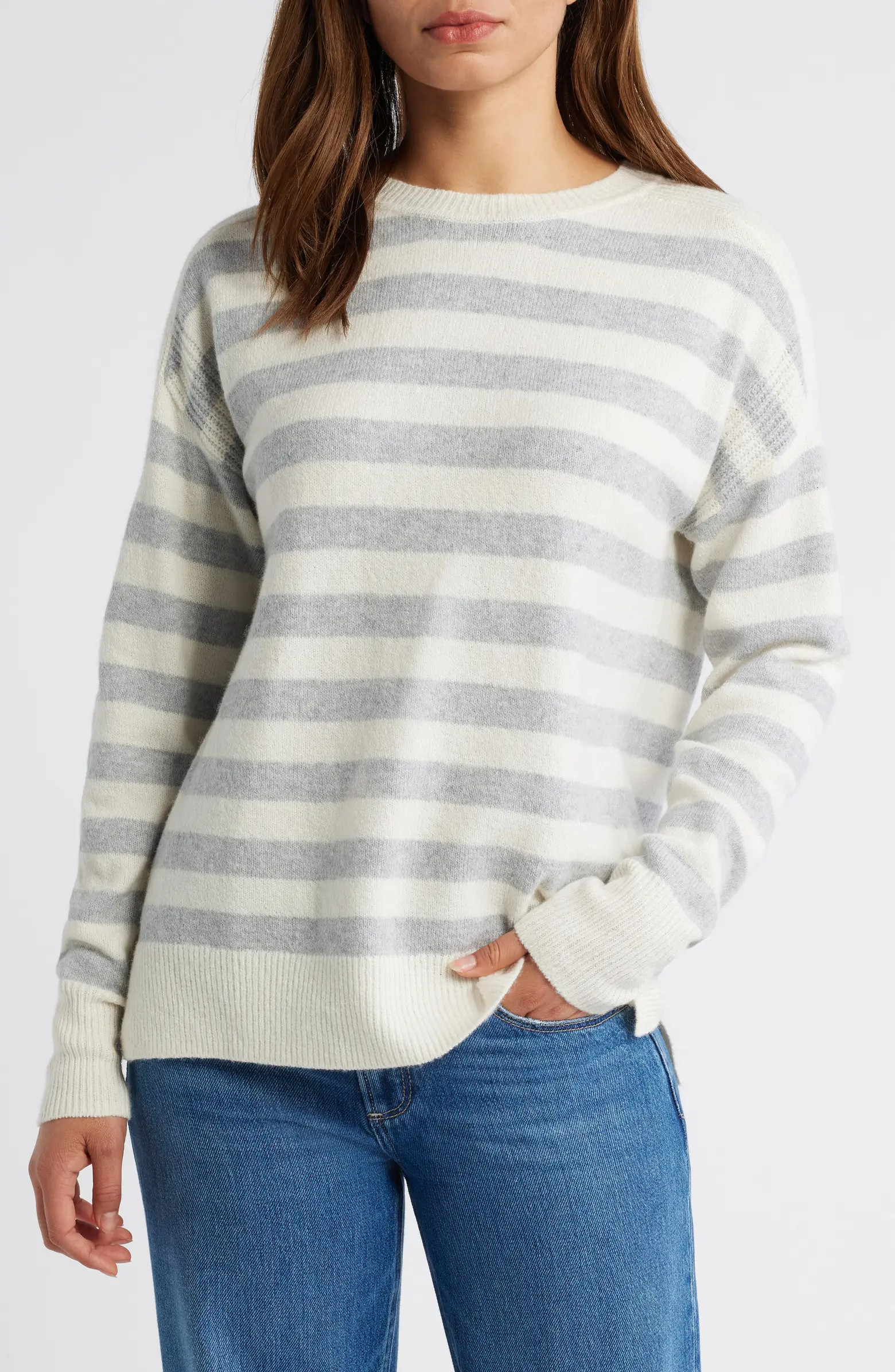 Stripe Crewneck Sweater | Nordstrom