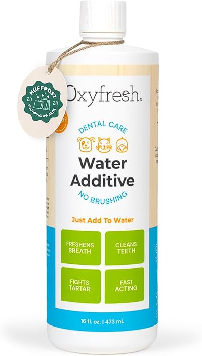 Oxyfresh Premium Pet Dental Care Solution Pet Water Additive: Best Way to Eliminate Bad Dog Breat... | Amazon (US)