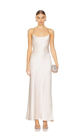 Bec + Bridge Allegra Tie Maxi Dress in Neutral. | Revolve Clothing (Global)