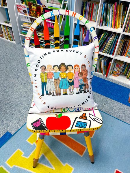 Looking for the perfect classroom decoration to add? Look no further than this fun, inclusive, and diverse pillow for your classroom. This is also a great gift for the teacher in your life. Add it to your reading area, use it for support on your chair, and so many other ways. Students will love seeing themselves in this pillow.

#LTKHoliday #LTKhome #LTKfindsunder50