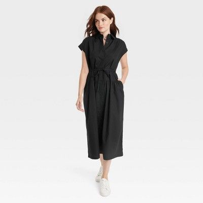 Women's Short Sleeve Midi Dress - A New Day™ | Target