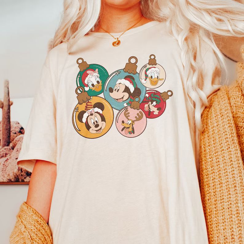 Mouse and Friends Surprise Christmas Shirt Retro Disney - Etsy | Etsy (US)