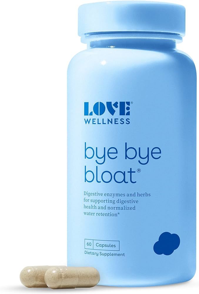 Love Wellness Bye Bye Bloat, Digestive Enzymes | Bloating Relief for Women | Helps Reduce Gas Rel... | Amazon (US)