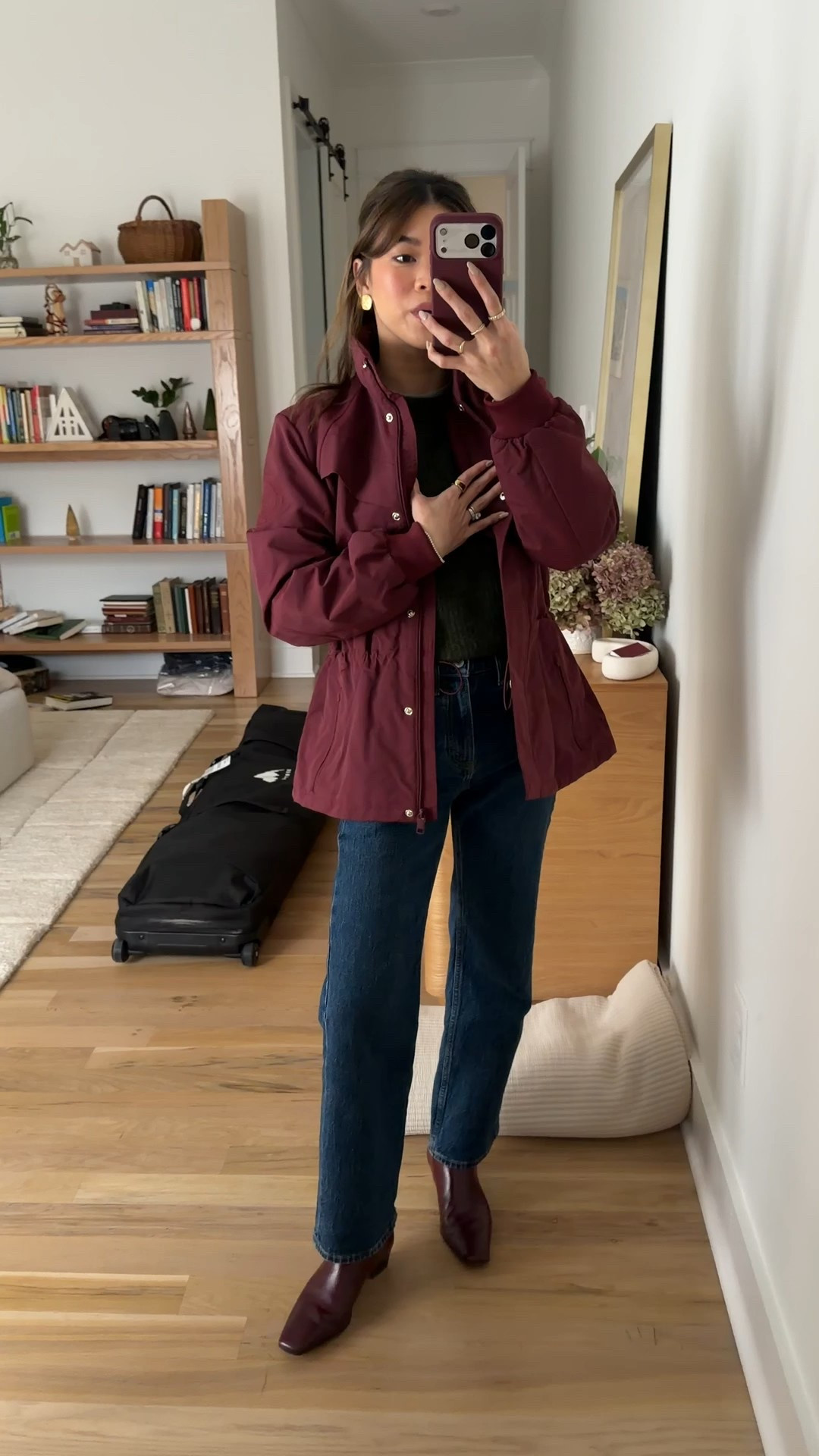 Outfit get photos with Santa 😂 let’s see if Cece like it lol 

Jacket XS, sweater small, jeans 23 extra short dark wash

#LTKmomlife #LTKootd #LTKPetite