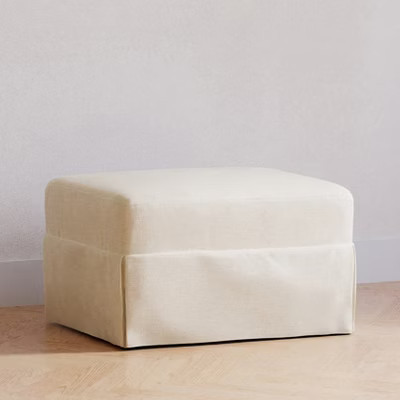 Namesake Crawford Gliding Ottoman - Performance Cream Eco-Weave | Target