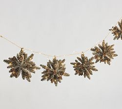 Lit Bottlebrush Garland | Pottery Barn (US)